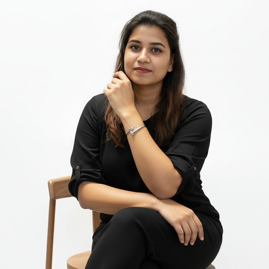 Silver Nail Bracelet | Anti Tarnish Modern Bracelet